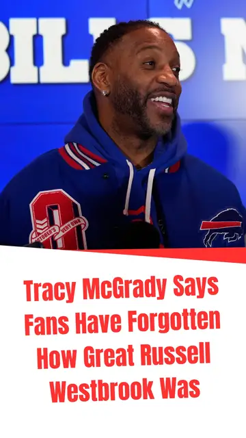 Video thumbnail for Tracy McGrady Says Fans Have Forgotten How Great Russell Westbrook Was