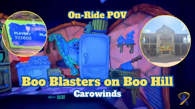 Video thumbnail for Boo Blasters on Boo Hill - Full Ride POV at Carowinds!