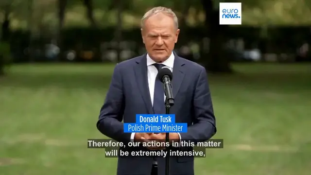 Video thumbnail for Poland thwarts unprecedented plot by Russia to kill Ukrainian-US citizen in a NATO country, PM Tusk says