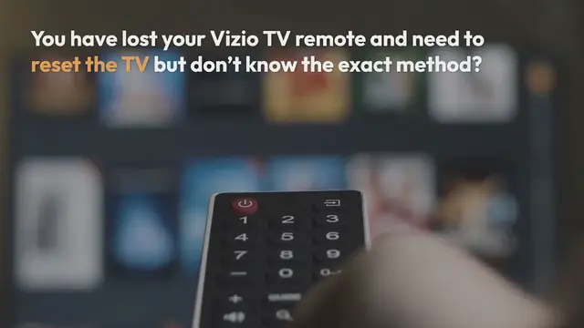 Video thumbnail for How to Reset Vizio TV Without Remote