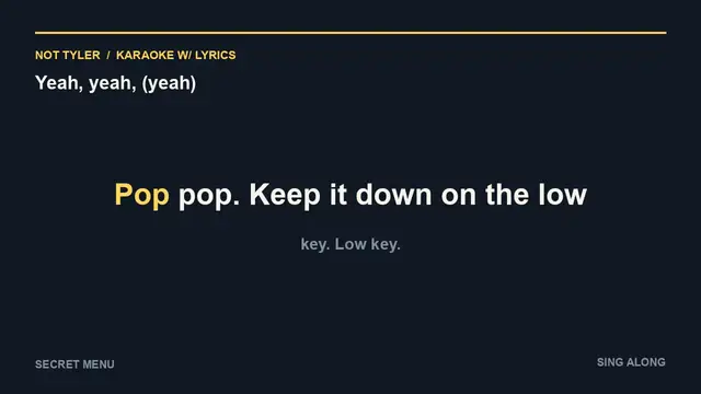 Video thumbnail for Yeah, yeah, (yeah) (Karaoke w/ Lyrics)
