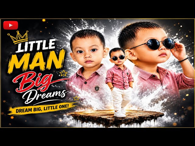 Video thumbnail for AI Double Exposure Baby Poster Editing Prompt 2026 / Cinematic Child Posters
