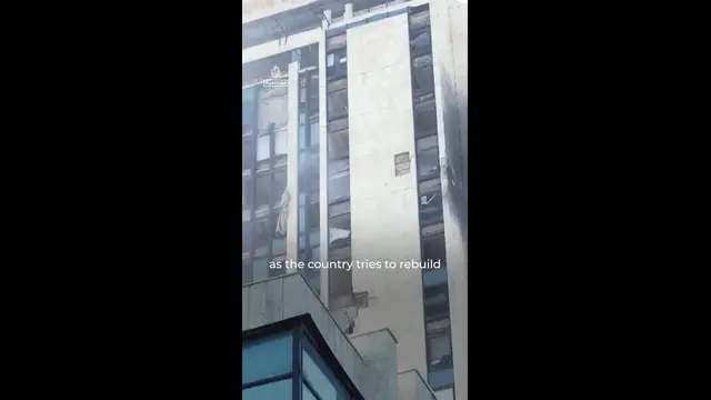 Video thumbnail for SDF fighters withdraw from Syrian city of Aleppo after days of fighting