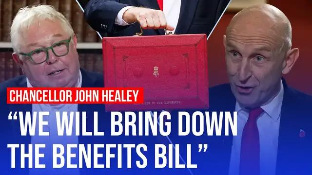 Video thumbnail for The Chancellor refuses to make 'crude cuts' to welfare bill
