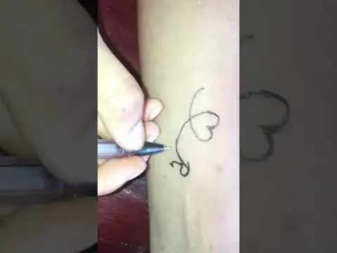 Video thumbnail for Simple tattoos for girls #shorts