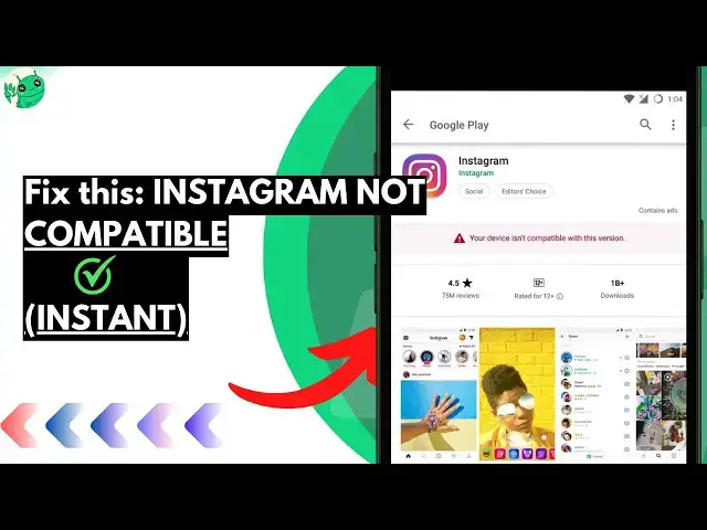 Video thumbnail for Instagram is Not Compatible [FIXED ✔]  With your device ; iphone, ipad, Android (UPDATED)
