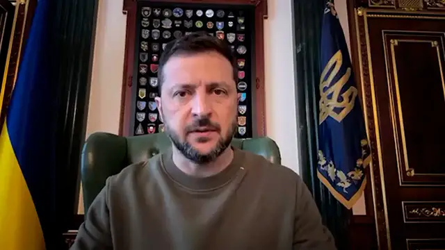 'Video thumbnail for Zelenskyy rejects 'gifting land’ to Russia ahead of Trump-Putin meeting'