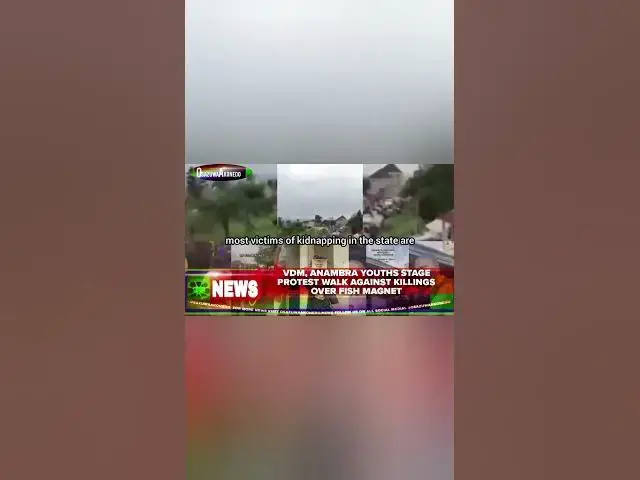 Video thumbnail for VDM, Anambra Youths Stage Protest Walk Against Killings Over Fish Magnet