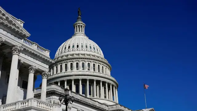 'Video thumbnail for US government nears first shutdown in nearly 7 years amid partisan standoff'