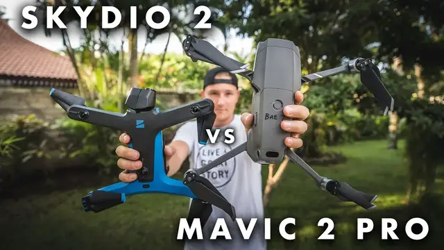 'Video thumbnail for Skydio 2 vs Mavic 2 Pro - the future of drones?'