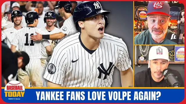 Video thumbnail for Yankees fans are embracing Anthony Volpe now | Baseball Today