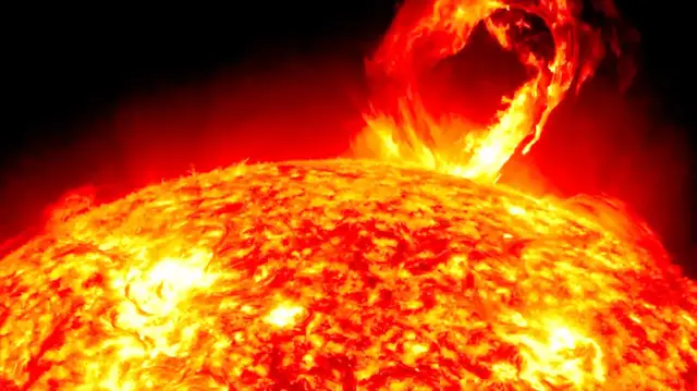 Video thumbnail for Solar wind stretched Mars' atmosphere to three times its size