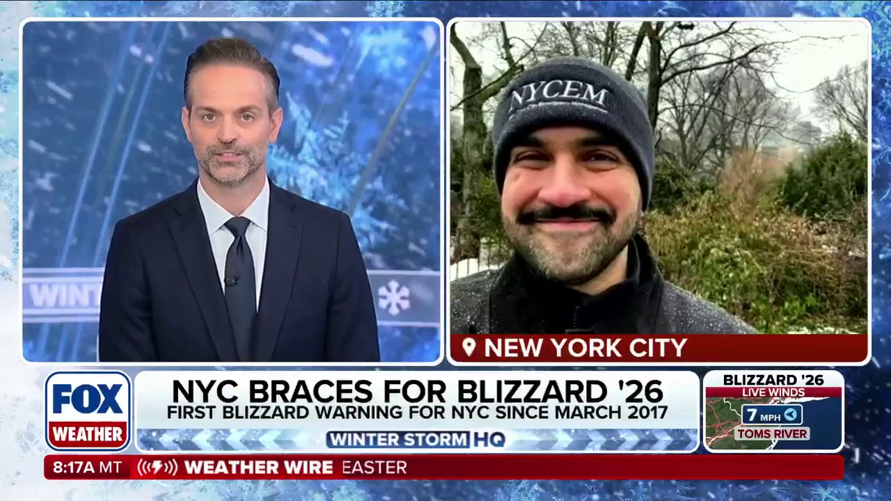 Video thumbnail for NYC Mayor Mamdani talks blizzard preps on FOX Weather