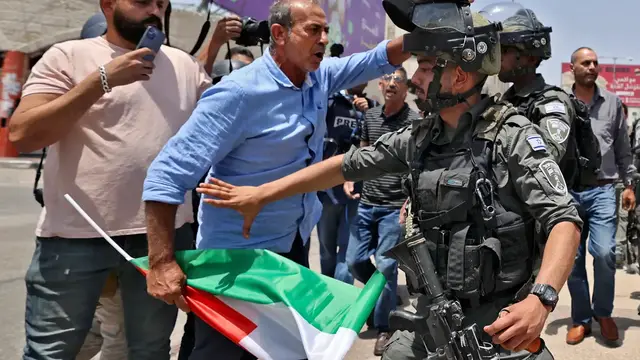 'Video thumbnail for Palestinians demand to return home: Protests in West Bank against forced displacement'