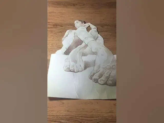 Video thumbnail for Deceptive art #art #drawing #draw #shorts