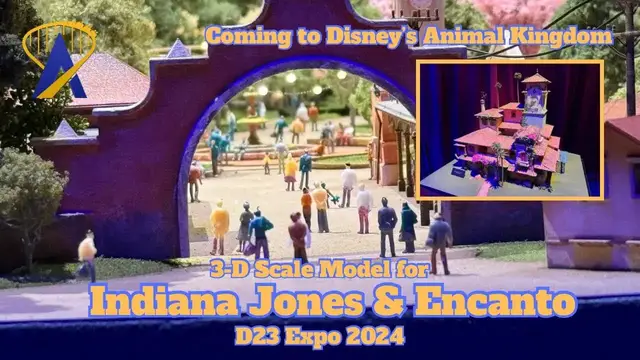 'Video thumbnail for Tropical Americas Land model for Disney’s Animal Kingdom - Indiana Jones and Encanto'