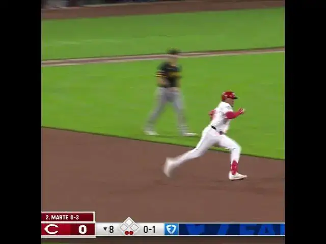 'Video thumbnail for Noelvi Marte SMACKS a Inside-The-Park Home Run!'