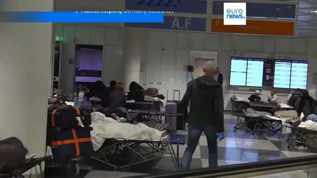 'Video thumbnail for Munich Airport reopens after drone sightings trigger flight cancellations'