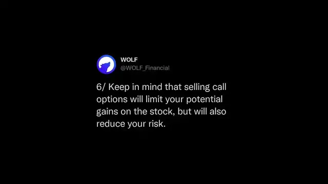 'Video thumbnail for Tips on how to sell covered calls and add steady income to your portfolio #shorts'
