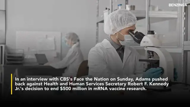 'Video thumbnail for Former Surgeon General Slams RFK Jr. Over MRNA Cuts, Says US 'Conceding To China,' 2 Million Lives At Risk'