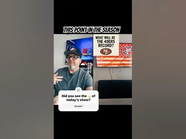 'Video thumbnail for Talking 49ers started 2nd half of the season… Did you see the star of the show?'
