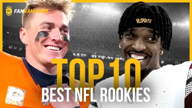 'Video thumbnail for Top 10 Best NFL Rookies 2024-2025 Rankings'