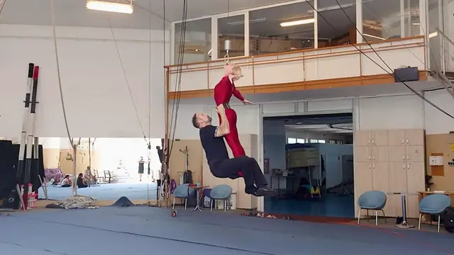 Video thumbnail for Heaviest weight lifted whilst suspended from the teeth (female) - 90.90 kg (200.40 lb) by Vita Morondel