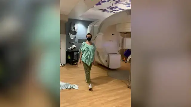 Video thumbnail for Artist Styles Hospital Gown Into Amazing Outfits During Chemo | Happily TV