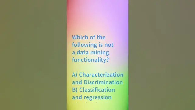 'Video thumbnail for MCQ Questions on Data Mining part-1 #mcq #mcqs #technology #mcqquestions #shorts'