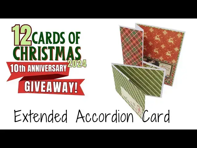 Video thumbnail for 12 Cards of Christmas 2024 - Extended Accordion Card