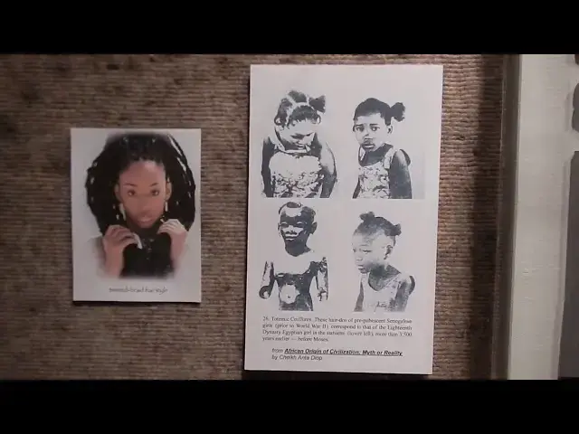 Video thumbnail for Afro comb exhibition by professor Robert L. Belcher M.A.