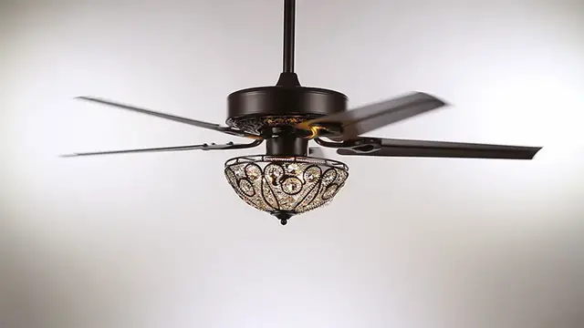 Video thumbnail for JONATHAN Y JYL9704A Ali 48- 3-Light Wrought Iron LED Ceiling Fan