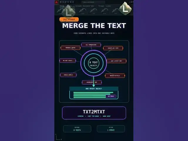 Video thumbnail for Stop Editing AutoCAD Text One Line at a Time