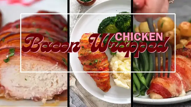 Video thumbnail for Bacon wrapped chicken