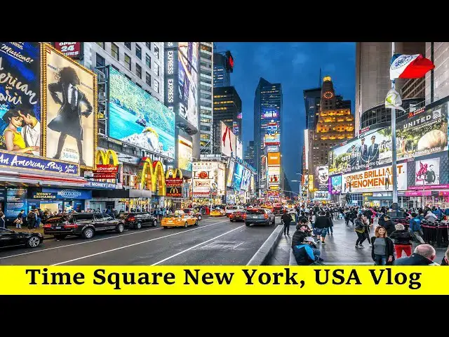 Video thumbnail for Times Square NEW YORK City USA | #travel #travelogues #visit