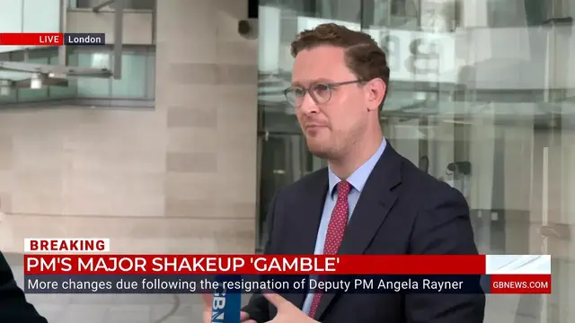 'Video thumbnail for WATCH: Darren Jones grilled by Christopher Hope on Cabinet reshuffle'