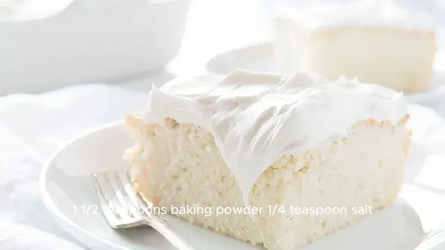 Video thumbnail for Heavenly White Snack Cake Recipe