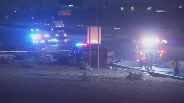 Video thumbnail for US, Phoenix: Phoenix One Critical In Fiery I-10 Rollover Crash.
