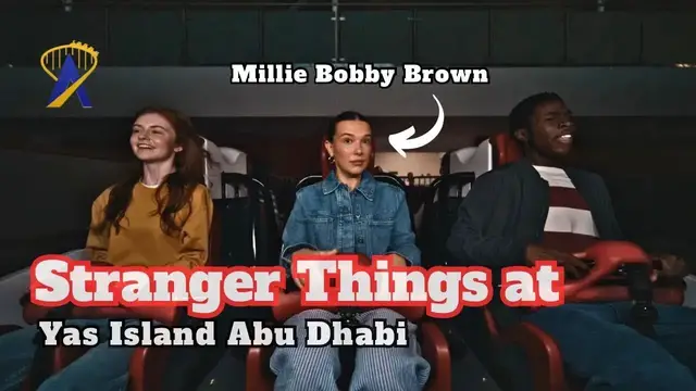 Video thumbnail for Millie Bobby Brown “Vanishes” on the World’s Fastest Roller Coaster
