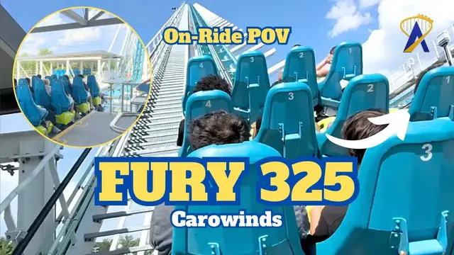 Video thumbnail for Fury 325 POV and Overview From Carowinds