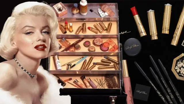 Video thumbnail for Marilyn Monroe's REAL Makeup collection compared to Besame Cosmetics Marilyn Collection