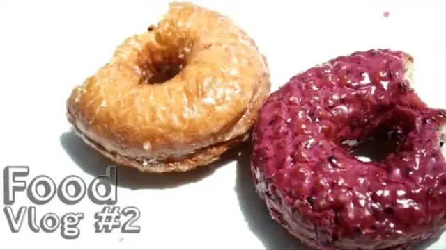 'Video thumbnail for Food Vlog #2 - Doughnuts, Ceviche, Bubble Waffles?'