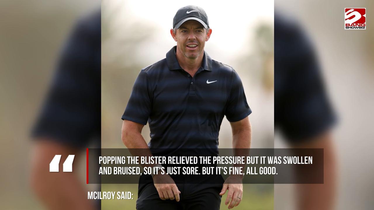 Video thumbnail for Rory McIlroy 'fine' to play at PGA Championship after toe injury fears