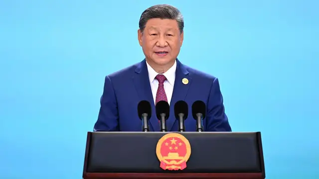 'Video thumbnail for China's Xi Jinping calls for 'greater unity' at SCO summit amid US trade tensions'