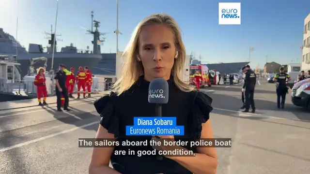 Video thumbnail for Turkish grain ship sinks in Black Sea after deadly drone attack
