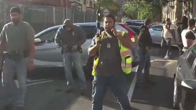 Video thumbnail for ICE agent in New York shooting also involved in assault of pregnant woman
