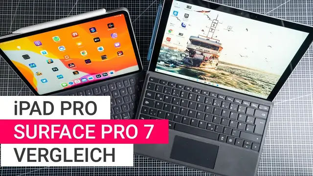 Video thumbnail for Vergleich: iPad Pro vs. Microsoft Surface Pro 7 | Deutsch