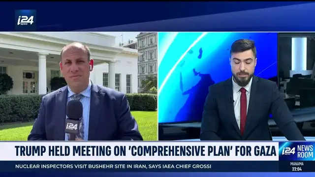 'Video thumbnail for Trump held meeting on 'comprehensive plan' for Gaza'