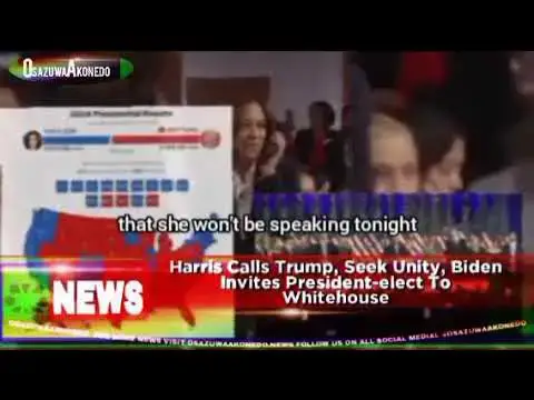 Video thumbnail for Harris Calls Trump, Seek Unity, Biden Invites President-elect To Whitehouse