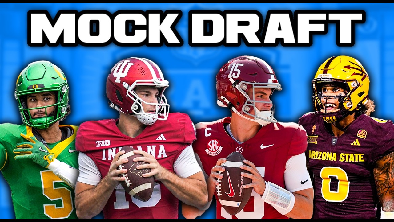 Video thumbnail for 2026 NFL Mock Draft 1.0! How High Do The Quarterbacks Go?